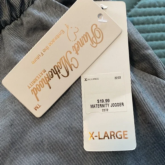 NWT ladies Planet Motherhood maternity joggers size XL - Picture 5 of 7